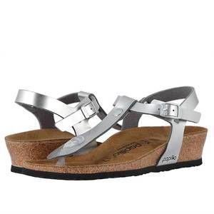NEW BIRKENSTOCK women's ashley sandal in silver